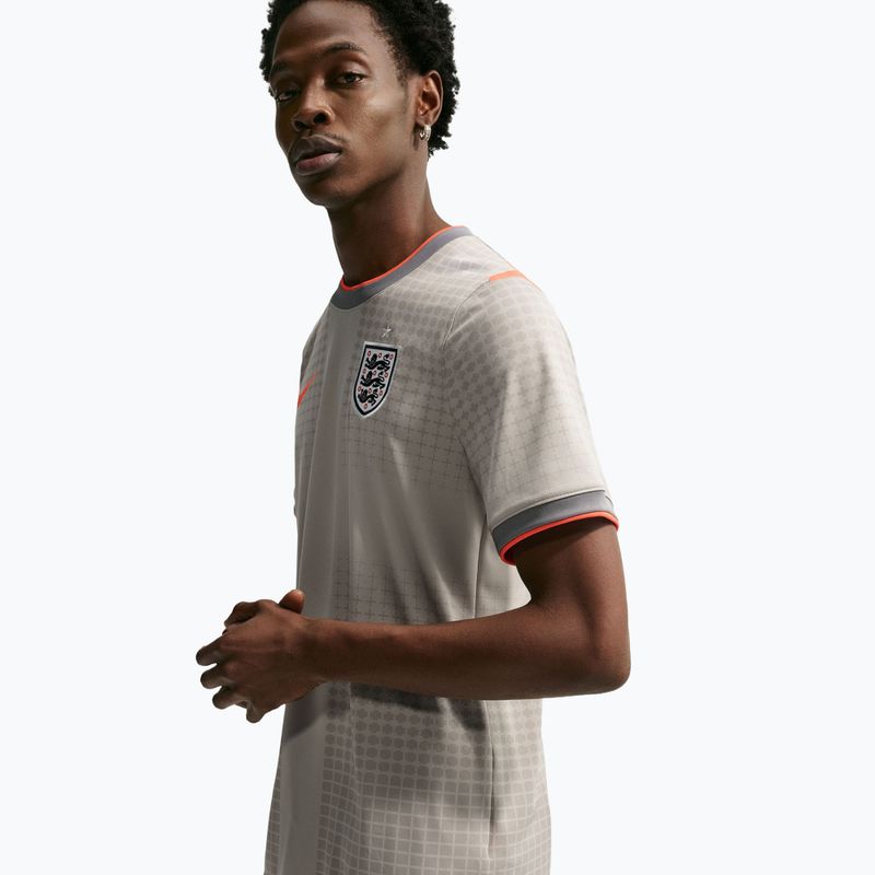 Men's football shirt Nike England Academy Pro Pre-Match pewter grey/bright crimson 5