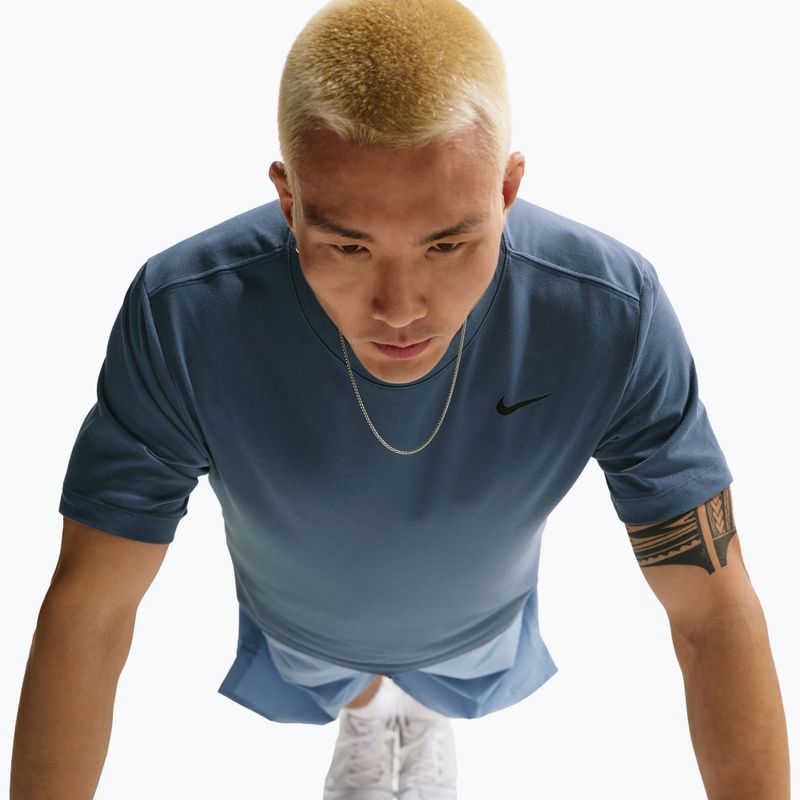 Men's T-shirt Nike Dri-Fit diffused blue/black 6