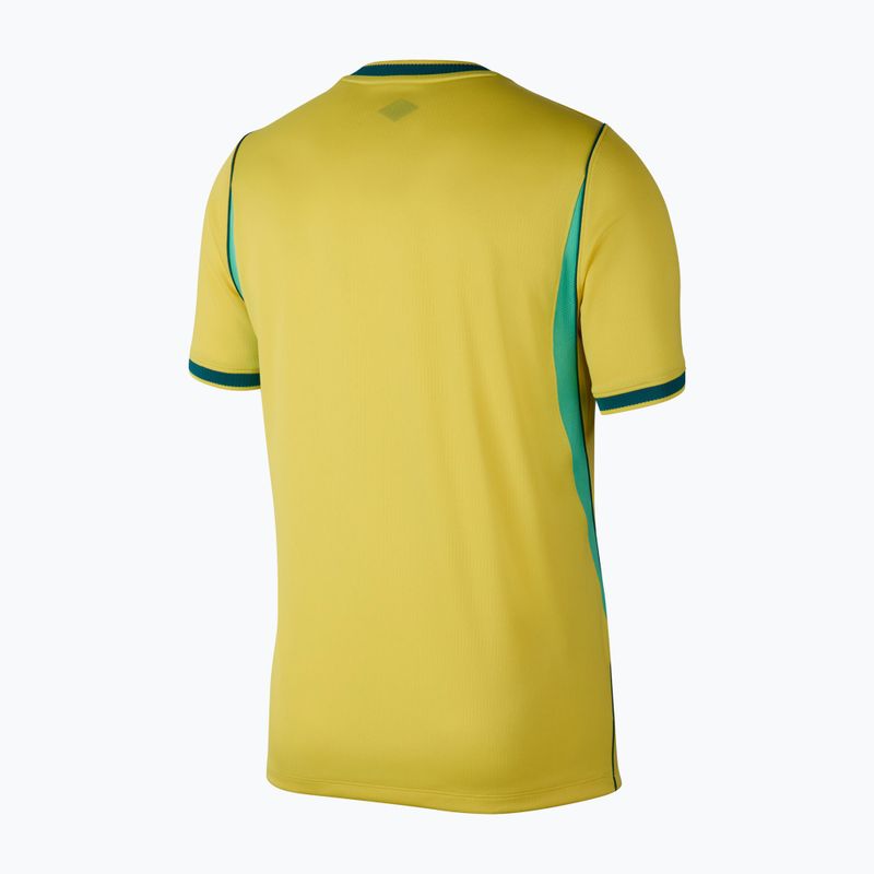 Men's football shirt Nike Brazil 2026 Stadium Home Soccer Replica canary/light menta/geode teal 8