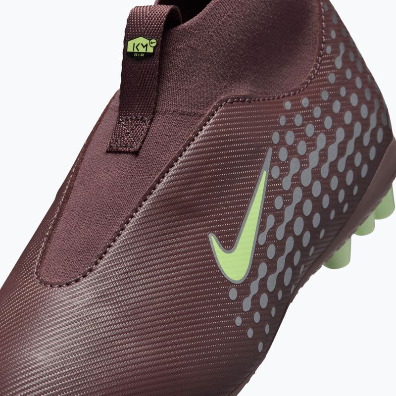 Children's football boots Nike Zoom Superfly 10 Academy Kylian Mbappe AG plum eclipse/metallic silver 4