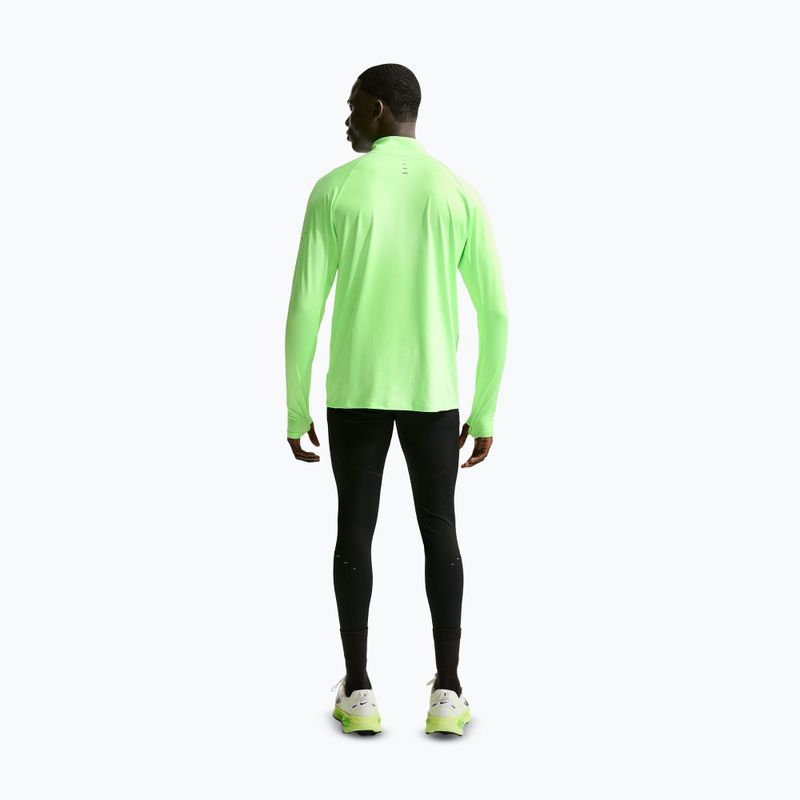 Men's running sweatshirt Nike Stride 1/4 Zip Dri-Fit lime blast 3