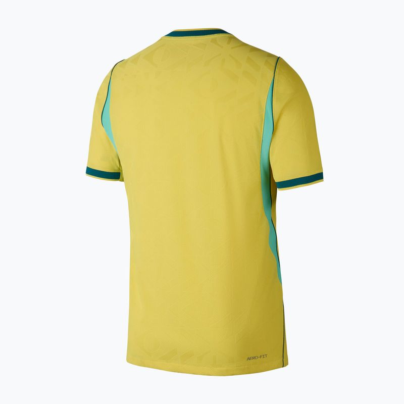 Men's football shirt Nike Brazil 2026/27 Match Home canary/light mint/geode teal 9