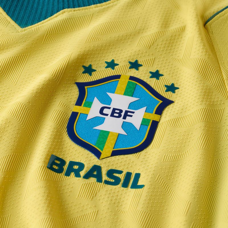 Men's football shirt Nike Brazil 2026/27 Match Home canary/light mint/geode teal 11