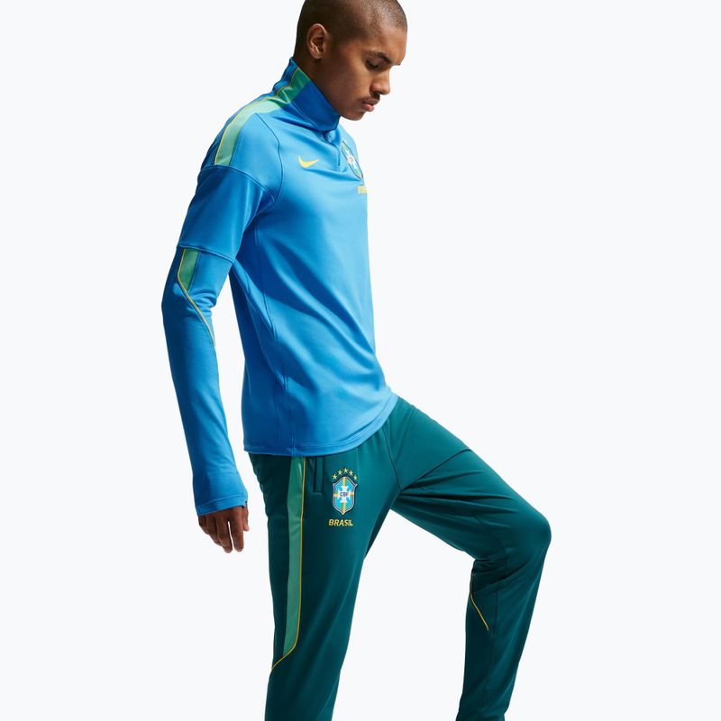 Men's football trousers Nike Brazil Strike geode teal/light mint/midwest gold 4