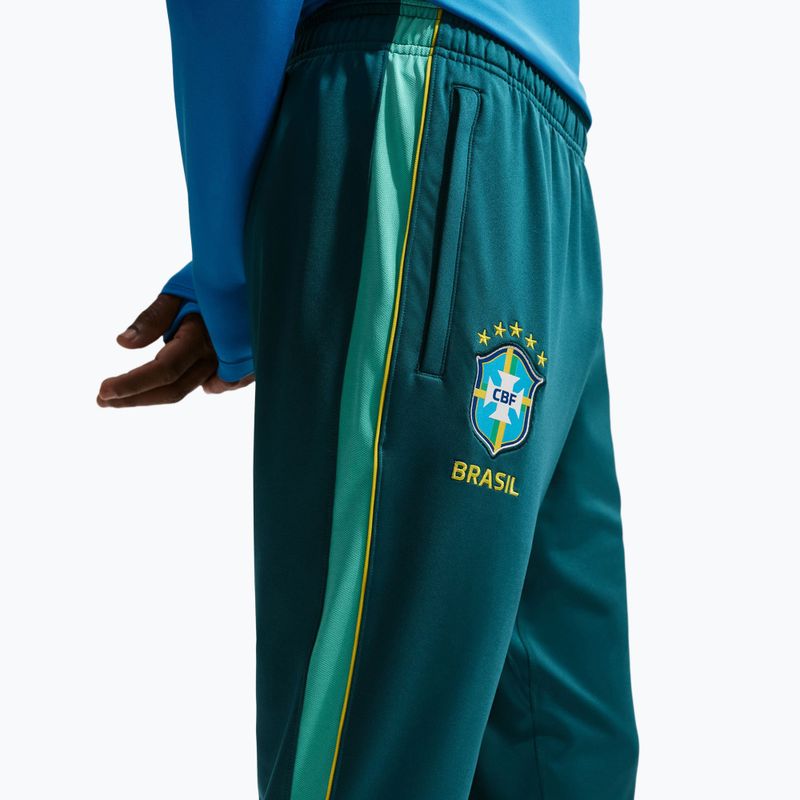 Men's football trousers Nike Brazil Strike geode teal/light mint/midwest gold 6