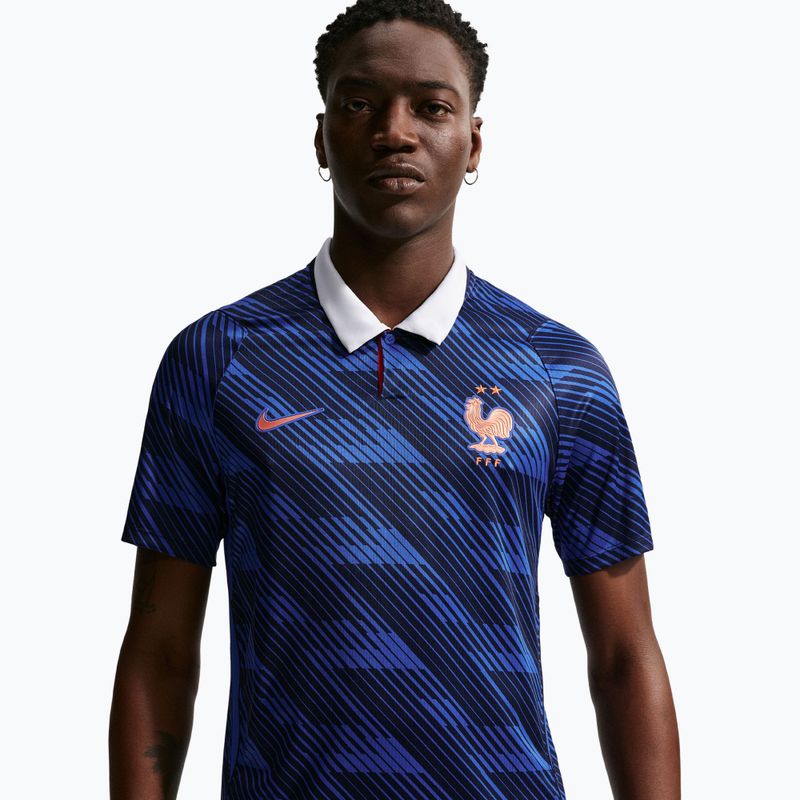 Men's football shirt Nike FFF 2026 Stadium Home game royal/metallic copper 4