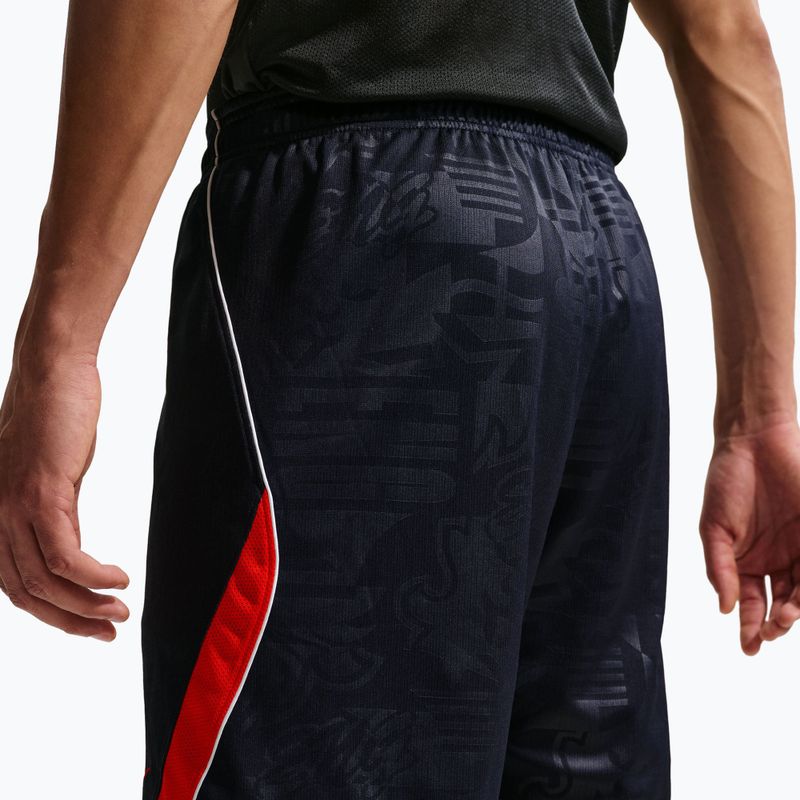 Men's football shorts Nike England 2026 Stadium Away obsidian/speed red/white/speed red 4