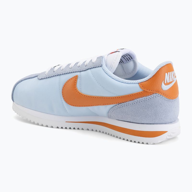 Women's shoes Nike Cortez hydrogen blue/white/hot curry 3