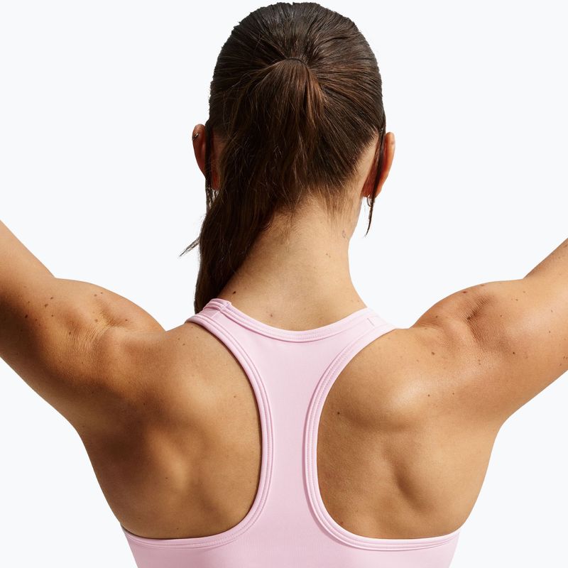 Training bra Nike Swoosh Medium Support pink foam/stone mauve/white 4