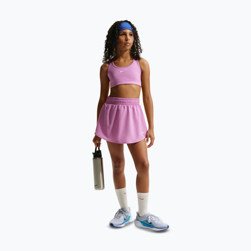 Children's training bra Nike Swoosh light magenta/white 2