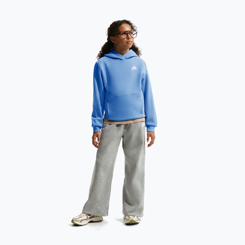 Children's sweatshirt Nike Sportswear Club Fleece university blue/white 2