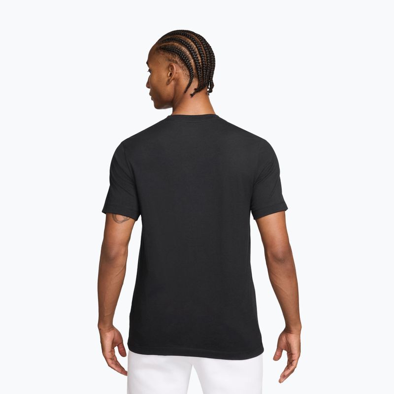 Men's T-shirt Nike Sportswear JDI black/sapphire/sail/saffron quartz 2