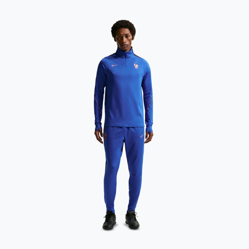 Men's football trousers Nike FFF Strike game royal/metallic copper 2