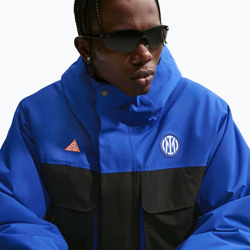 Men's football jacket Nike Inter Milan SE Skull Peak Storm-FIT hyper blue/black/safety orange 6