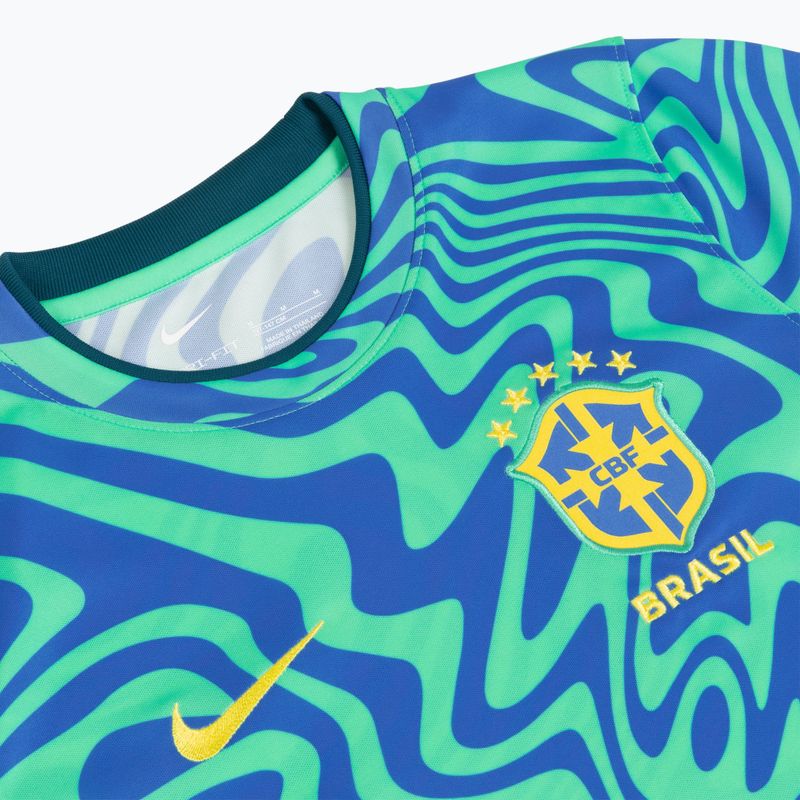 Children's football shirt Nike Brazil Pre-Match 3