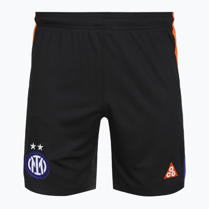 Men's football shorts Nike Inter Milan Stadium SE black/safety orange