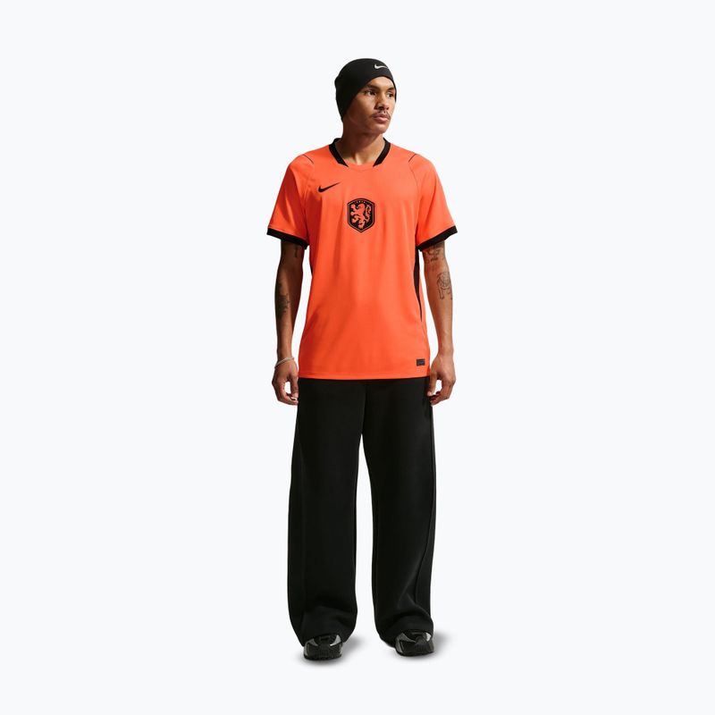 Men's football shirt Nike Netherlands 2026 Stadium Home hyper crimson/black 2