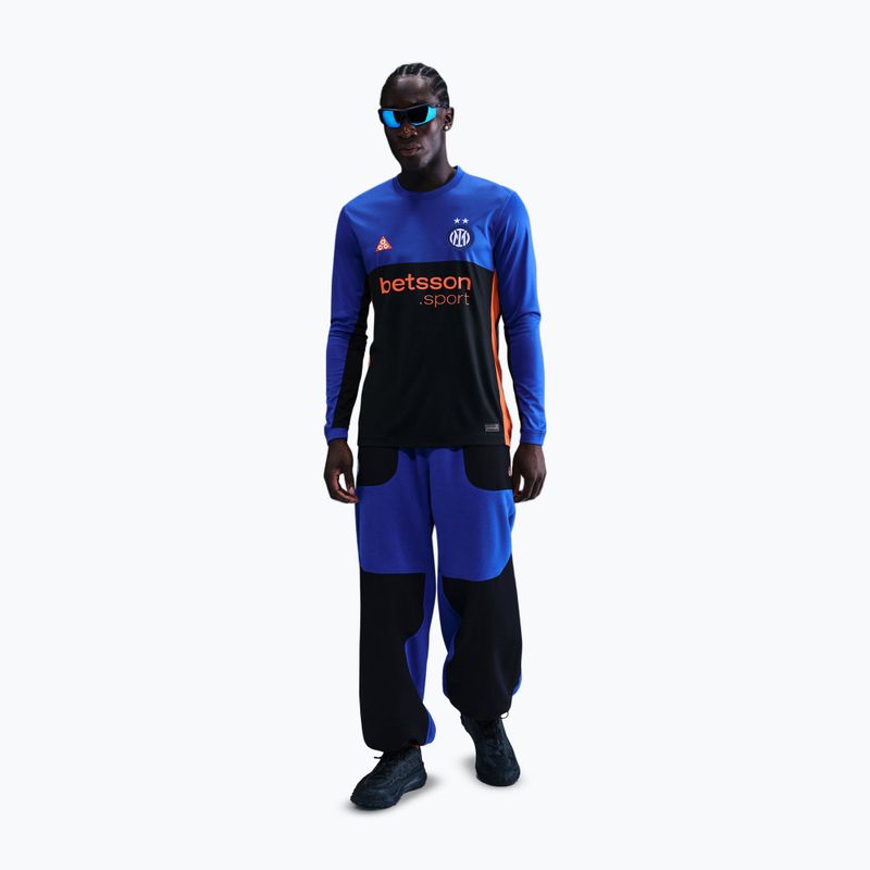 Men's football longsleeve Nike Inter Milan Stadium SE hyper blue/black/safety orange 2