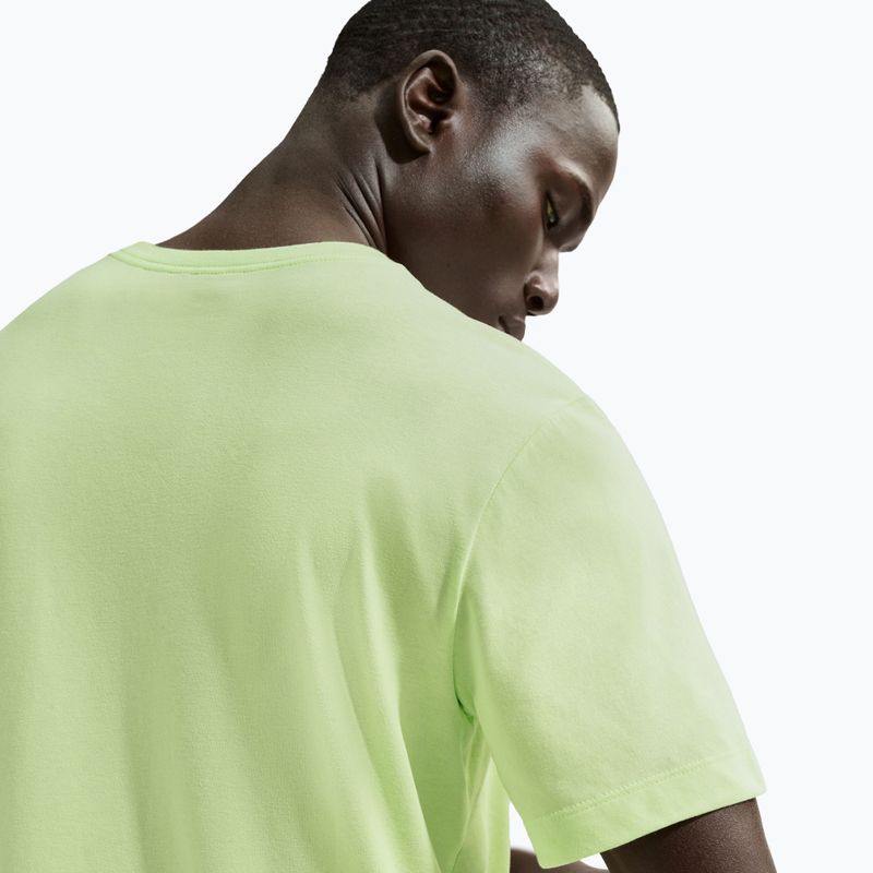 Men's T-shirt Nike Dri-Fit light liquid/lime/black 5