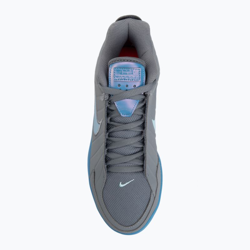 Men's basketball shoes Nike LeBron Witness 9 cool grey/glacier ice/aurora blue 5