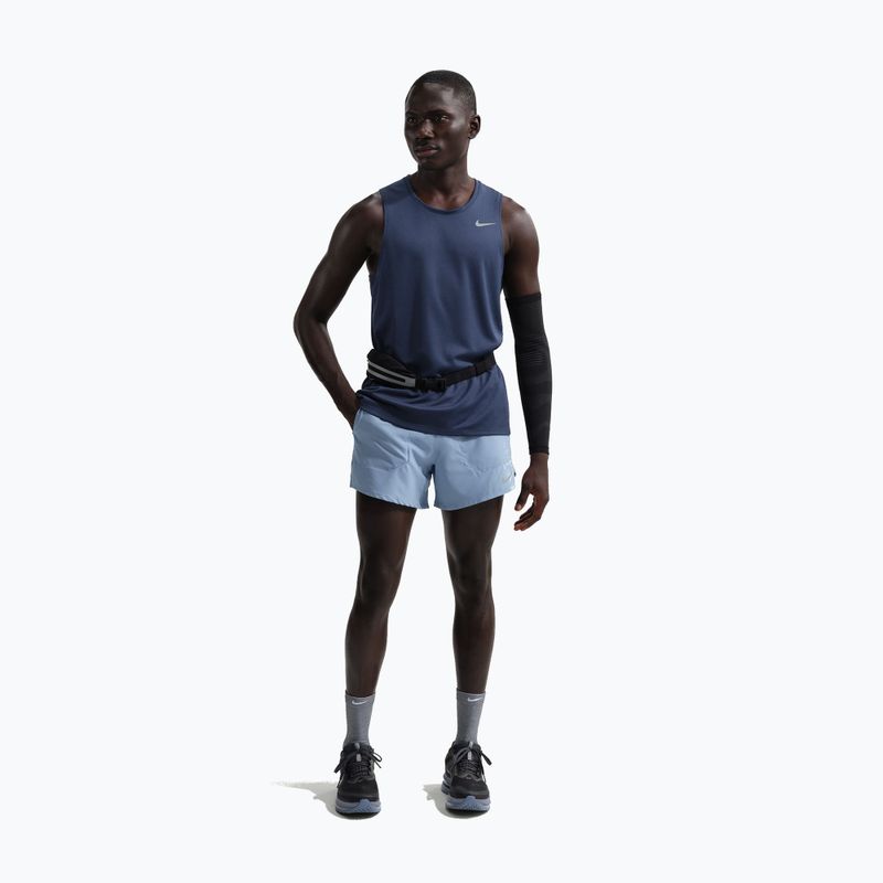 Men's Nike Stride Dri-Fit Brief-Lined 5" Shorts in Work Blue 2