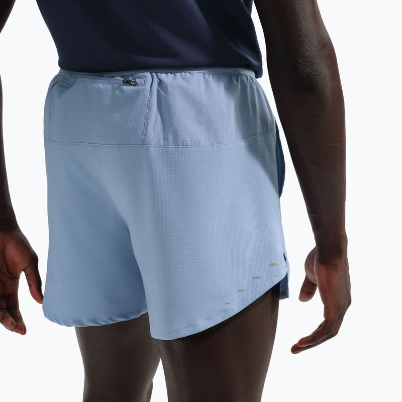 Men's Nike Stride Dri-Fit Brief-Lined 5" Shorts in Work Blue 3