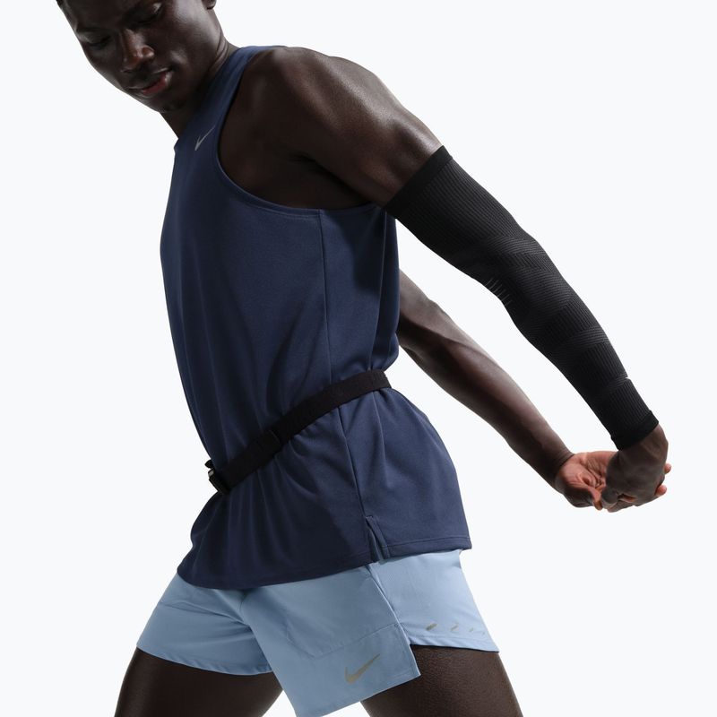 Men's Nike Stride Dri-Fit Brief-Lined 5" Shorts in Work Blue 5