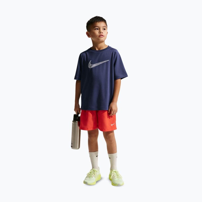 Children's T-shirt Nike Multi Dri-Fit midnight navy/white 2