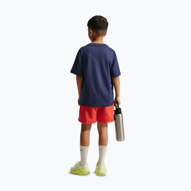 Children's T-shirt Nike Multi Dri-Fit midnight navy/white 3