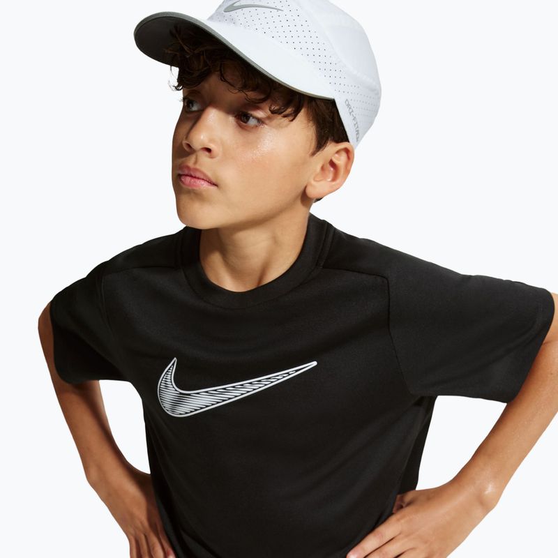 Children's T-shirt Nike Multi Dri-Fit black/white 4