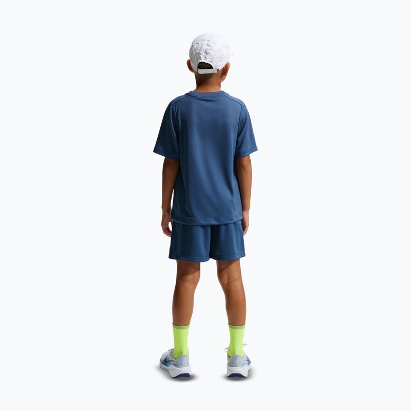 Children's T-shirt Nike Multi Dri-Fit mystic navy/white 3