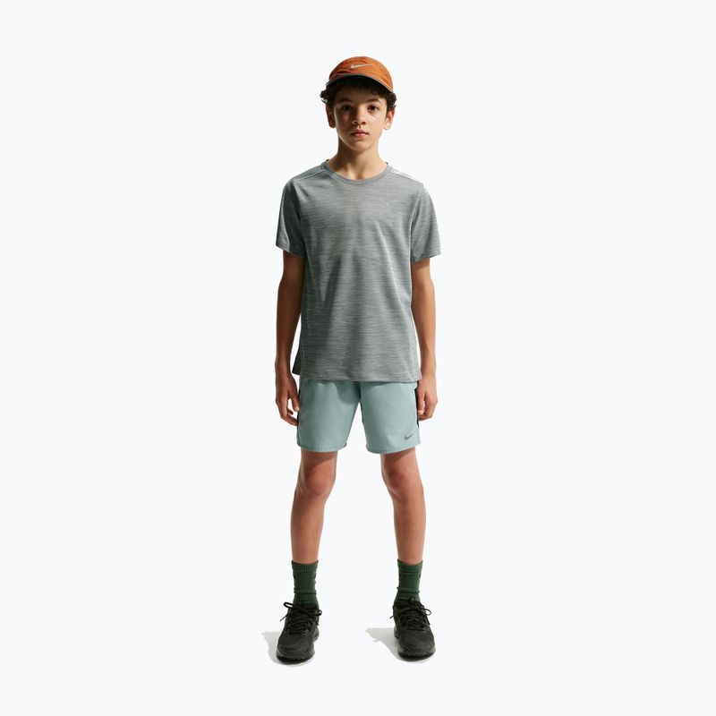 Children's T-shirt Nike Miler smoke grey/heather 3