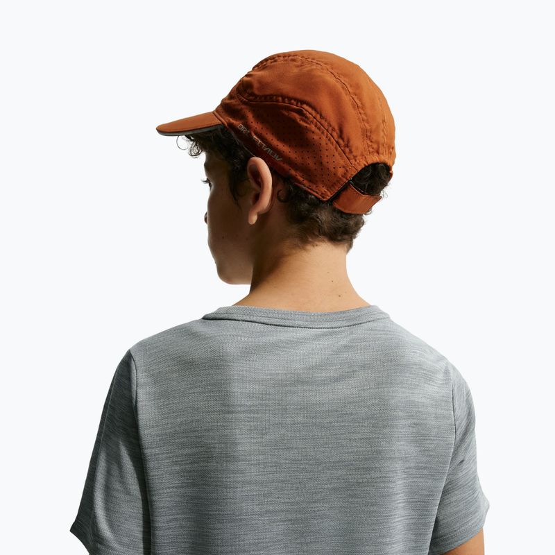 Children's T-shirt Nike Miler smoke grey/heather 5