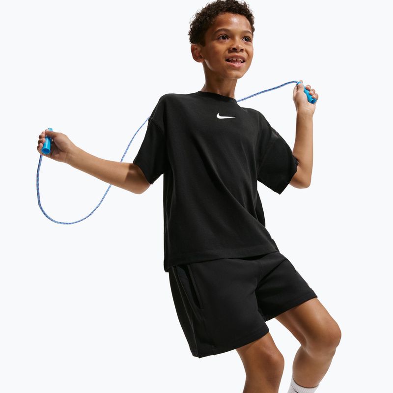 Children's T-shirt Nike Pro Dri-Fit black/white 6