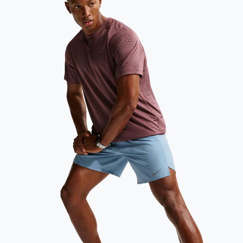 Men's running shorts Nike Stride Dri-Fit 2in1 7" work blue 4