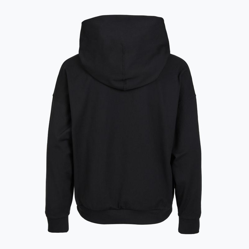 Children's sweatshirt Nike Pro Dri-Fit Pullover Hoodie black/white 9