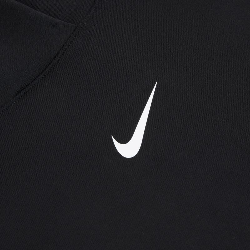 Children's sweatshirt Nike Pro Dri-Fit Pullover Hoodie black/white 10