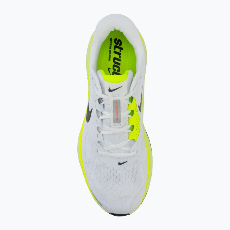 Men's running shoes Nike Structure Plus white/pure platinum/volt/black 5