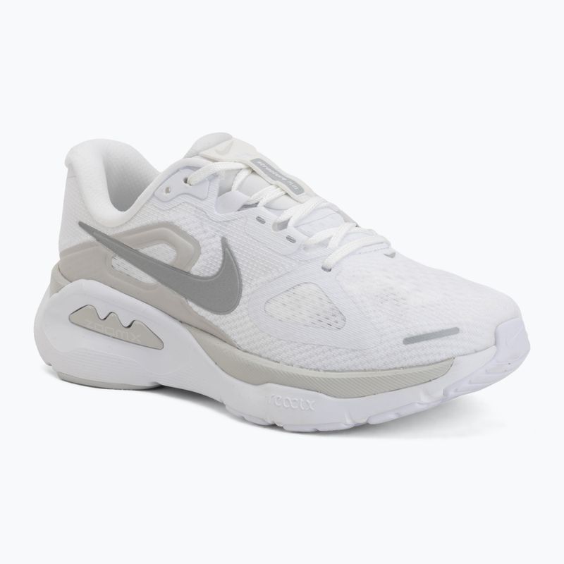 Women's running shoes Nike Structure Plus white/photon dust/metallic silver