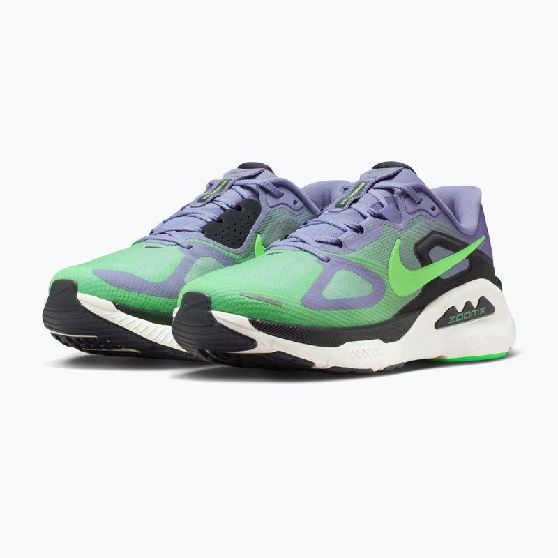 Men's running shoes Nike Structure Plus iron purple/off noir-sail/voltage green 3