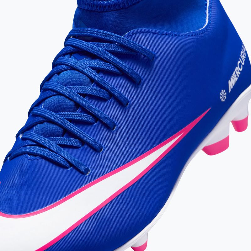 Children's football boots Nike Mercurial Superfly 10 Club FG/MG racer blue/white 8