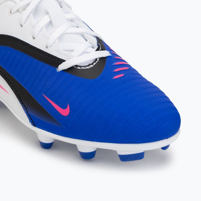 Children's football boots Nike Phantom 6 Low Club MG racer blue/white/pink blast 7