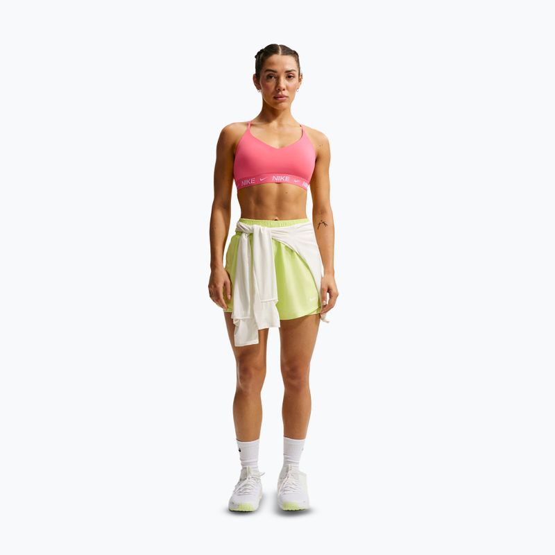 Training bra Nike Dri-Fit Indy Light Support sea coral/sea coral/white 3