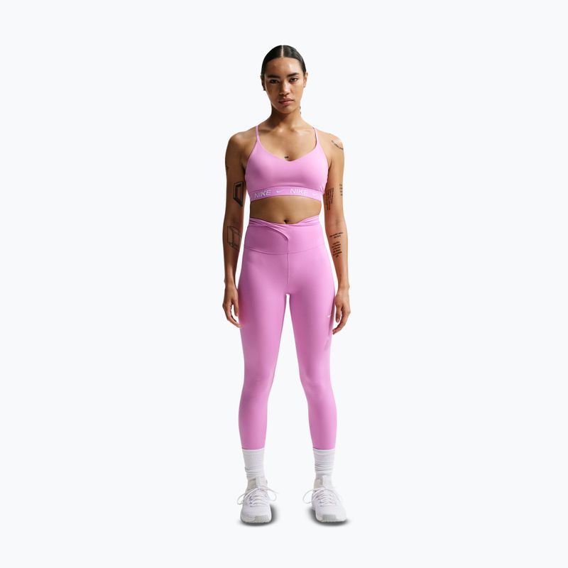 Training bra Nike Dri-Fit Indy Light Support light magenta/light magenta/white 2
