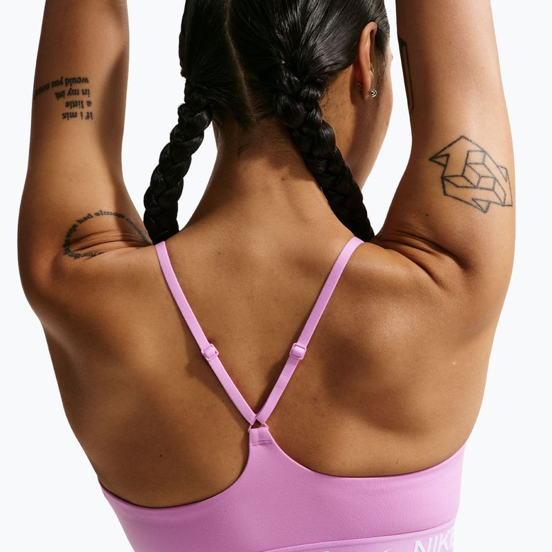 Training bra Nike Dri-Fit Indy Light Support light magenta/light magenta/white 5