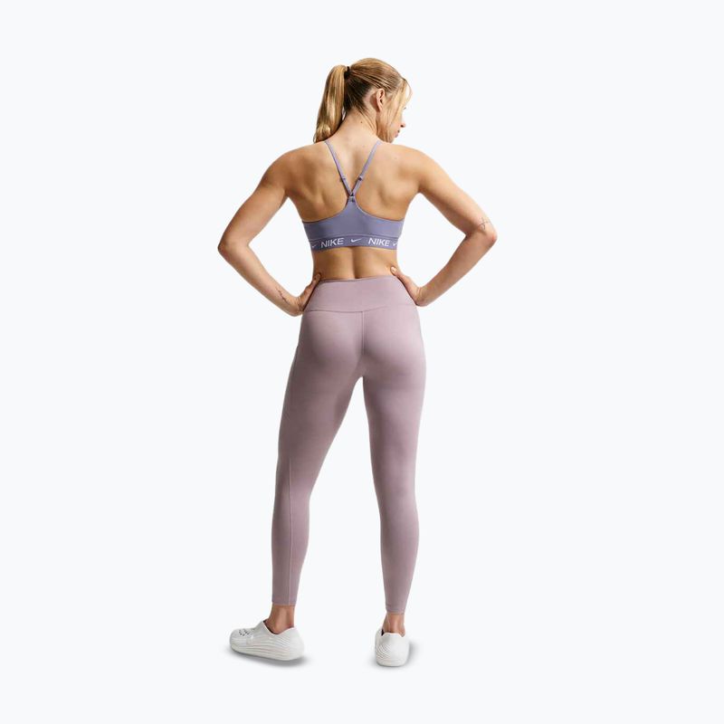 Training bra Nike Dri-Fit Indy Light Support iron purple/iron purple/white 3