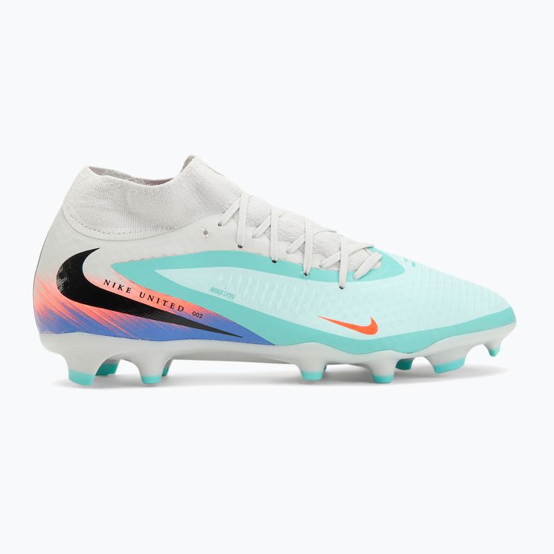 Men's football boots Nike United Phantom 6 High Academy FG/MG pistachio frost/hyper orange 2