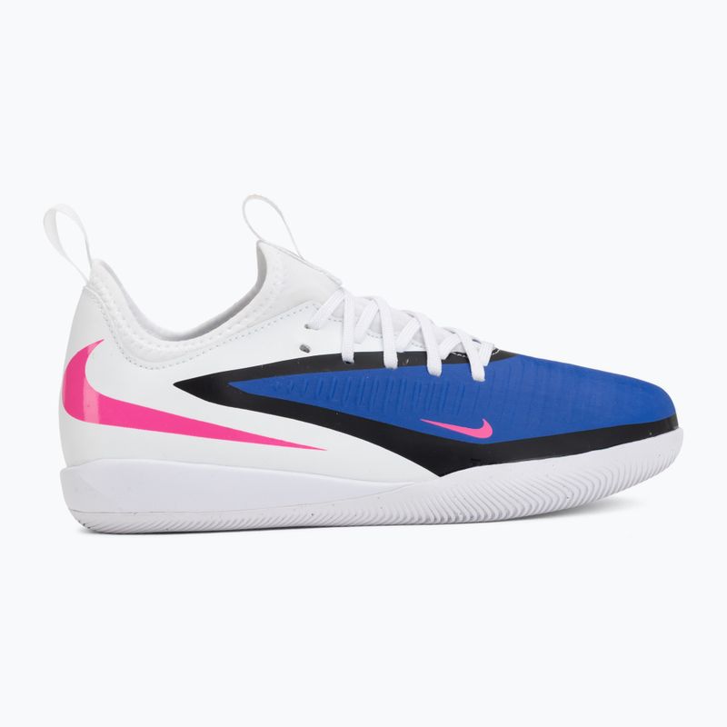 Kidsʼ football boots Nike Jr. Phantom 6 Low Academy IN racer blue/white/pink blast 2