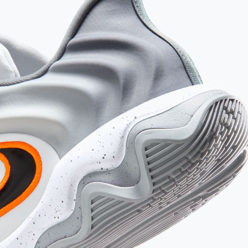 Men's basketball shoes Nike Giannis Immortality 4 white/volt/wolf grey/black 8