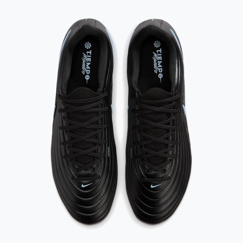 Men's football boots Nike Tiempo Maestro Acad SG-Pro AC black/ice blue 12